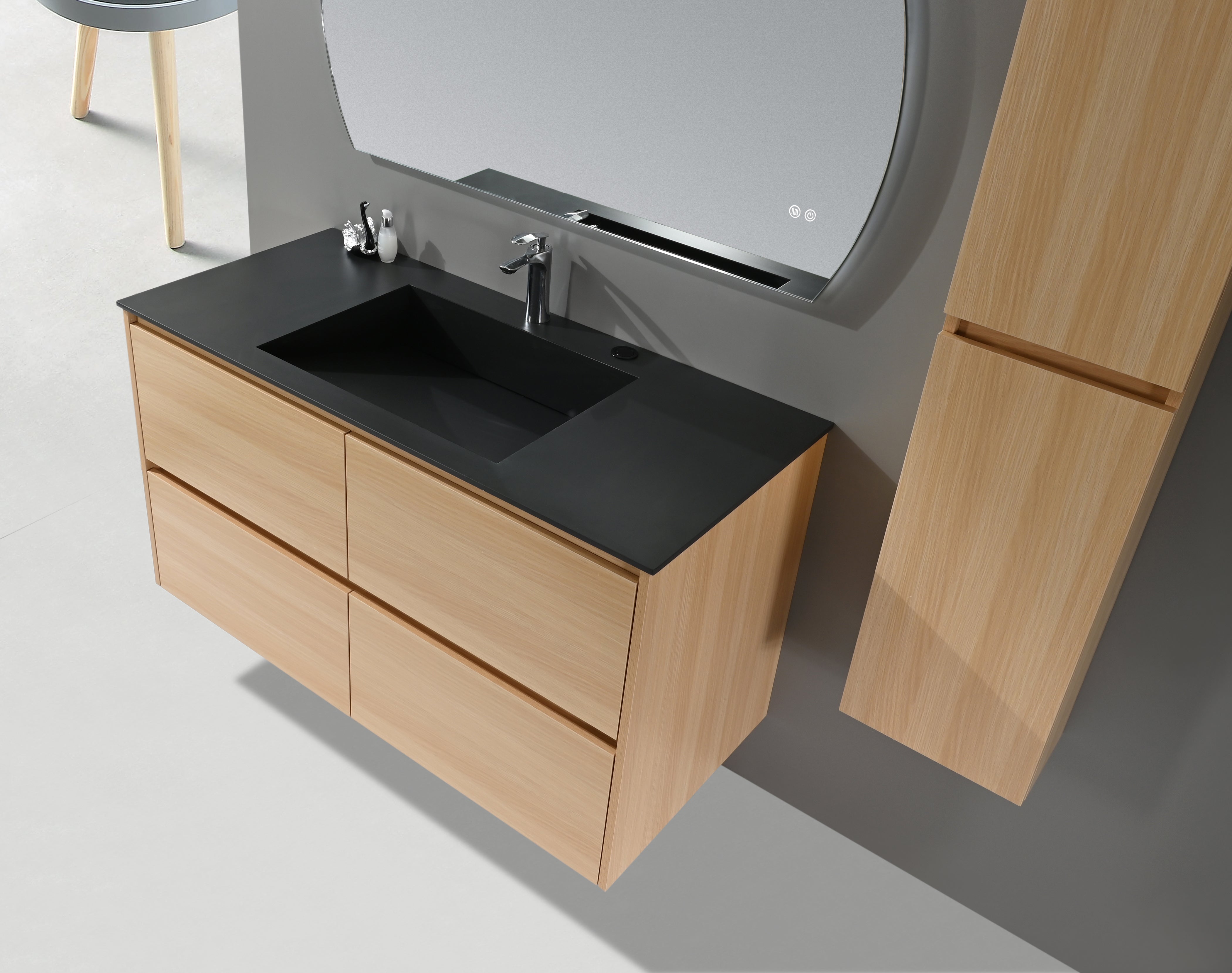 Aura 48" Oak Vanity-Sink